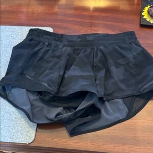 lululemon athletica Black Camouflage Athletic Shorts